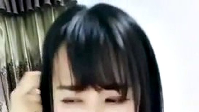 coreano cam adolescente en pantimedias folla consolador