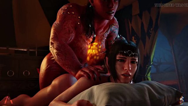 Amazonium - Futa Intense anal sex tasty hot big ass swallowing a huge cock sweet open anus dripping cum intense pleasure