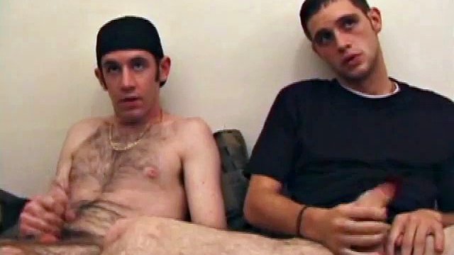 If you like skater boys then Tag and Bama are for you. They start jerking each other off while watching porn videos and then take turns sucking each other's cock hesitantly and shyly.