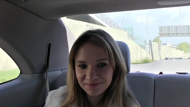 PublicAgent Dedicated blonde in a fur coat fucked in the car