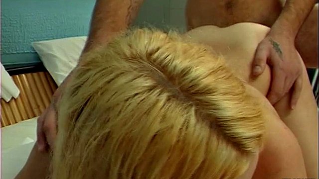 Hairy Blonde Gets Cumshot